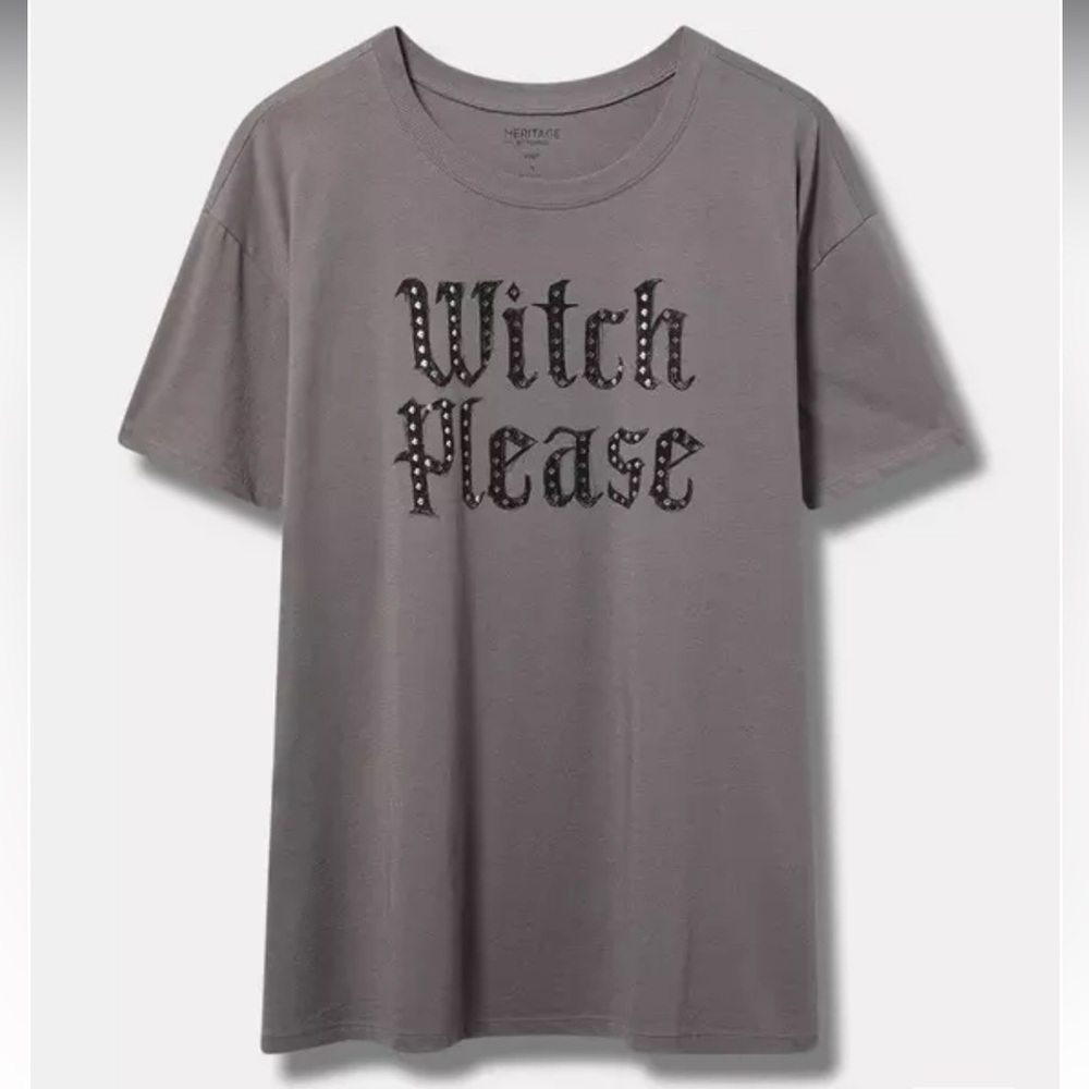 Torrid 2X Halloween Witch Please Heritage Relaxed Fit T-Shirt NWT 18/20